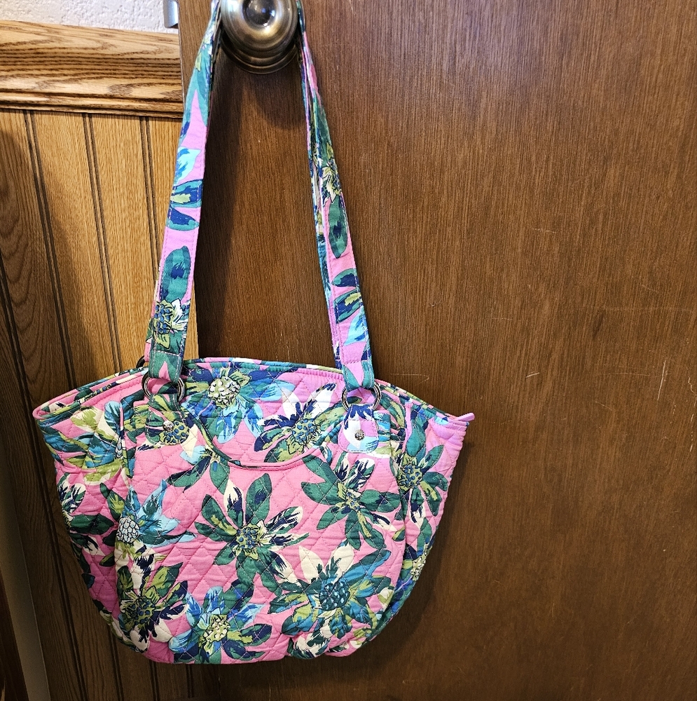 Vera Bradley Glenna Satchel Tropical Paradise